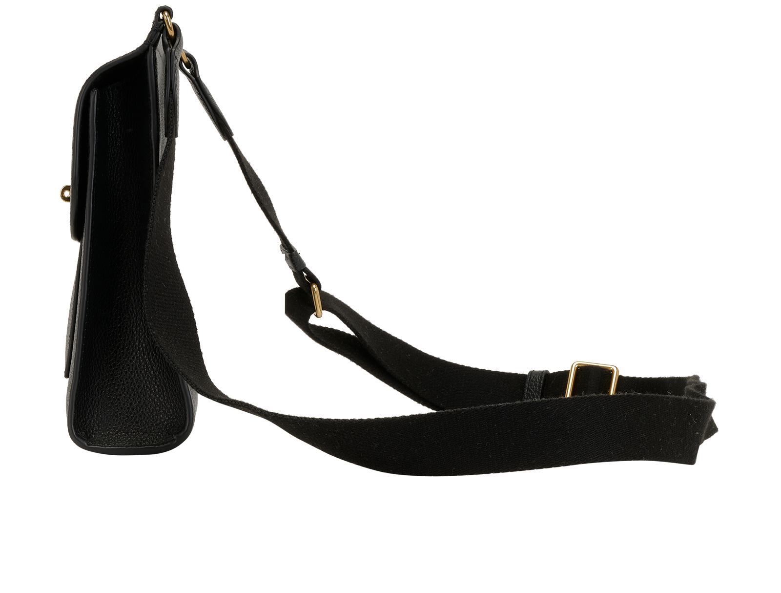 Small Antony Messenger Bag, &pound;375, Handbags, Black, Leather, Bottom view